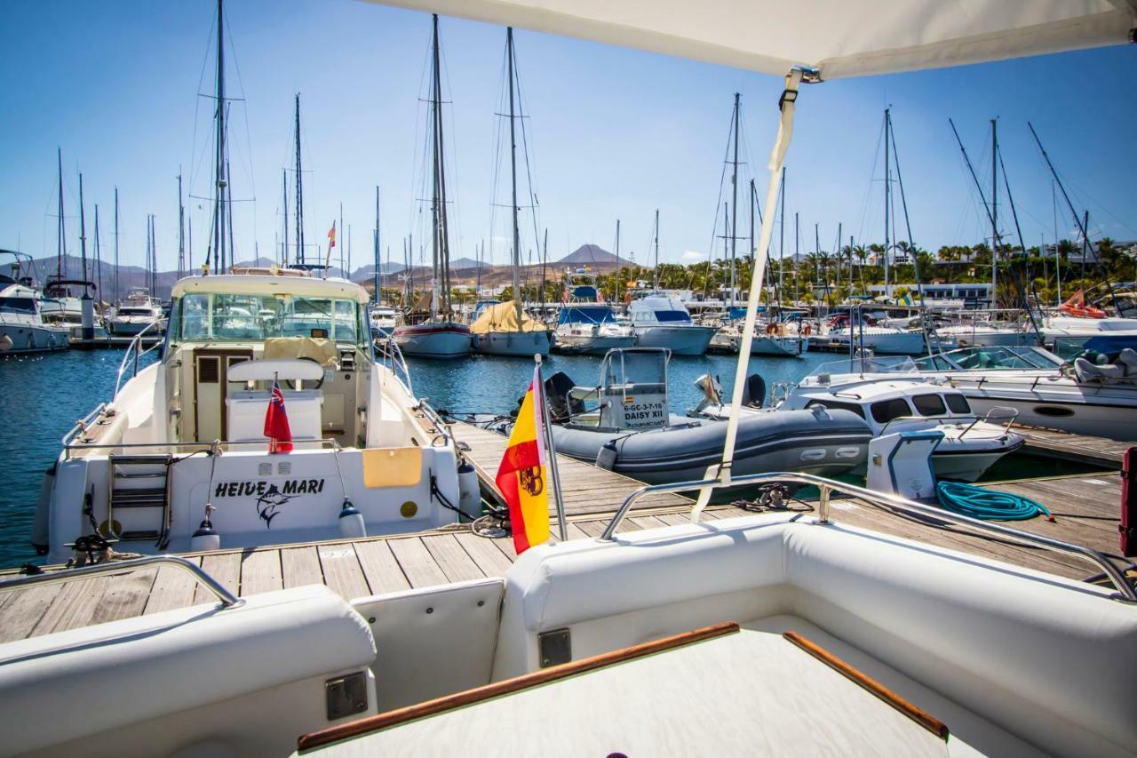 Cozy Boat To Unwind By The Ocean Hotell Puerto Calero Exteriör bild